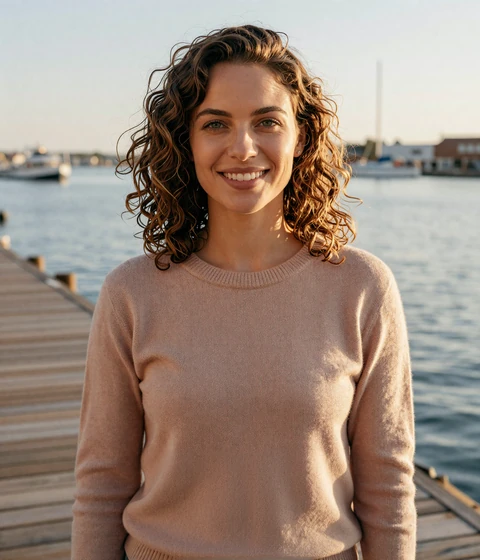 Ivy, a verified woman on a waterfront seeking a serious relationship with a veteran on HonorElite